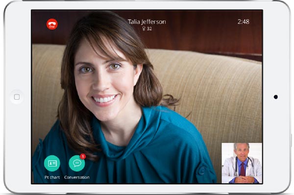 doctor support video chat.